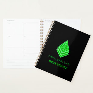 Minimalist Retro-Futurism Omni Systems Tech Planner