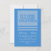 Minimalist Retro Inspired Invitation