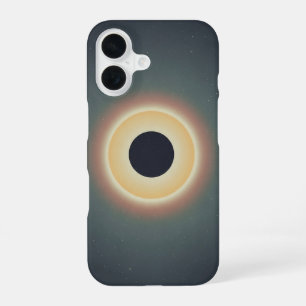 Minimalist Retro Solar Eclipse iPhone 16 Case
