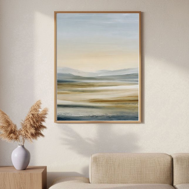 Minimalist Rolling Terrain Abstract Wall Art (Creator Uploaded)