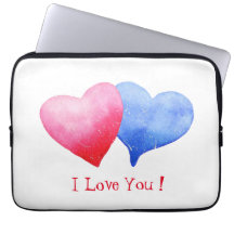 Minimalist  Romantic I Love You Hearts 