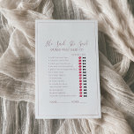 Minimalist Rose Gold He Said She Said Game Flyer<br><div class="desc">This minimalist rose gold "he said she said" game is perfect for a simple wedding shower. The modern romantic design features classic rose gold and white typography paired with a rustic yet elegant calligraphy with vintage hand lettered style. Customizable in any colour. Keep the design simple and elegant, as is,...</div>
