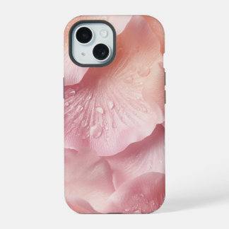 Minimalist Rose Petal Texture iPhone Case 