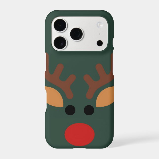 Minimalist Rudolph Reindeer (Verso)