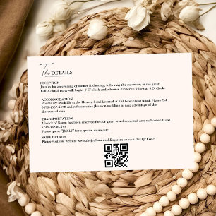 Minimalist Rust Burnt Orange terracotta wedding  Invitation