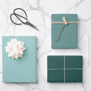 Minimalist sage Green Plain Solid Colours Simple  Wrapping Paper Sheet