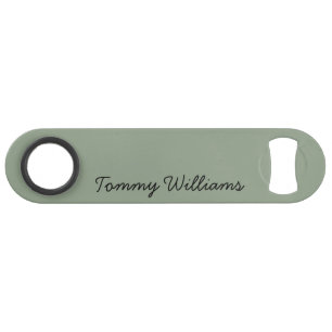 Minimalist Sage Green Professional Simple Bar Key