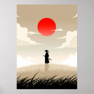 Minimalist Samurai Poster
