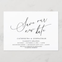 Minimalist, Save our new date, Change the date
