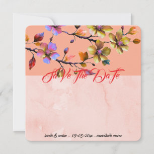 Minimalist Save the Date Digital E-invite Template