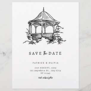 Minimalist Save The Date Elegant Wedding  Flyer