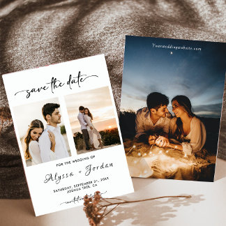 Minimalist Save The Date Template Photo