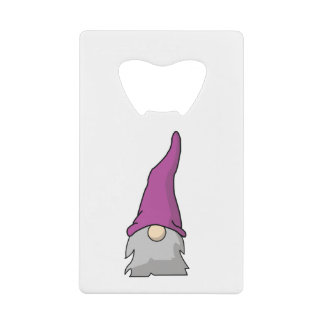 Minimalist Scandinavian Gnome Credit Card Bottle Opener
