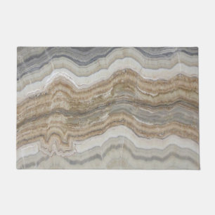 minimalist scandinavian granite brown grey marble doormat