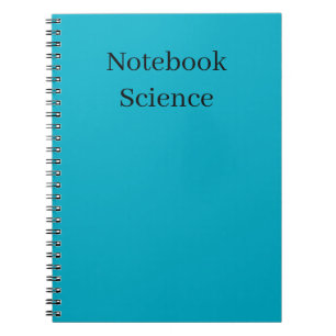 minimalist science notebook