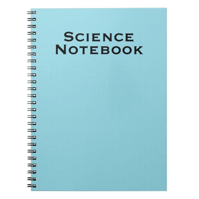 Minimalist Science Notebook (Front)