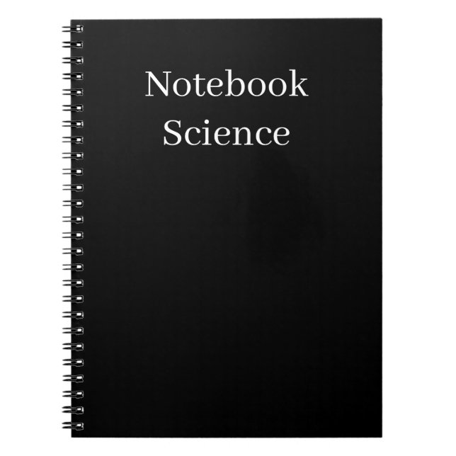 minimalist science notebook (Front)