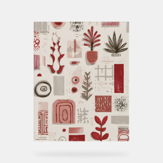 minimalist scribble ornaments