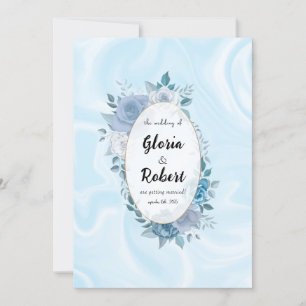 Minimalist Script Casual Wedding Invitation