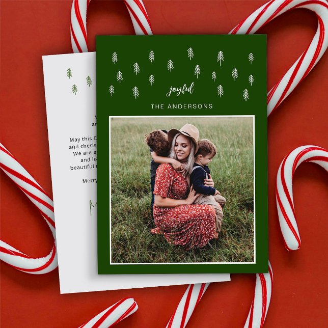 Minimalist Script Font Typography Holiday Card (Creator Uploaded)