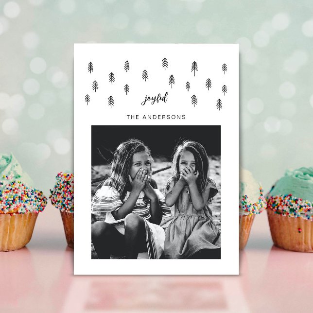 Minimalist Script Font Typography Holiday Card (Creator Uploaded)