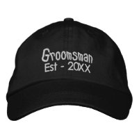 Minimalist Script Groomsman Groom Team Gifts