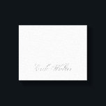 Minimalist Script Lovely 3d Monogram Canvas Print<br><div class="desc">Personalize it with this easy to use product template. 3d Monogram text for a personalized gift for yourself or your loved ones. Monograms and text names are easy to change to suit your needs. Add a background colour or change the image to suit your personal taste. Simplicity at its best....</div>