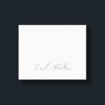 Minimalist Script Lovely 3d Monogram Canvas Print<br><div class="desc">Personalize it with this easy to use product template. 3d Monogram text for a personalized gift for yourself or your loved ones. Monograms and text names are easy to change to suit your needs. Add a background colour or change the image to suit your personal taste. Simplicity at its best....</div>