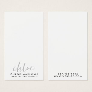 Minimalist Script Name Jewellery Designer