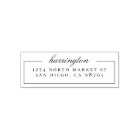 Minimalist Script & Serif Family Return Address