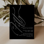 Minimalist Script Typography 50th Birthday Party Invitation<br><div class="desc">Celebrate your 50th birthday with these modern party invitations. Personalize your invitations with your party details and edit text,  fonts and colours.</div>