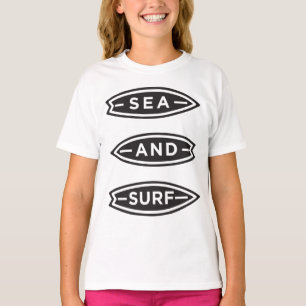 Minimalist Sea and Surf Design – Vintage Ocean T-Shirt