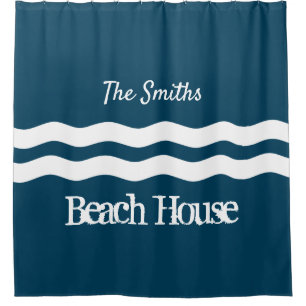 Minimalist Sea Waves Nautical Coastal