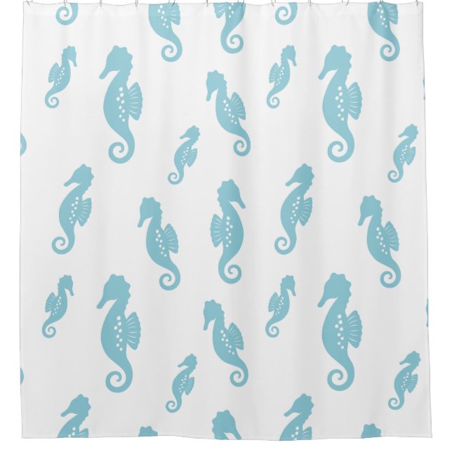 Minimalist Seahorse Ocean Seamless Pattern (1) (Front)