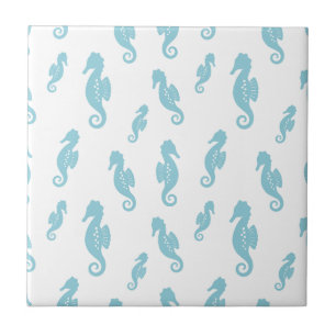 Minimalist Seahorse Ocean Seamless Pattern (1) Tile