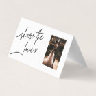 Minimalist Share The Love Qr Code | Wedding Photos