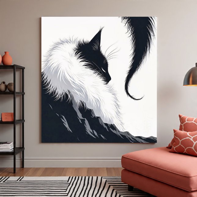 Minimalist Silent Cat Poster (Creator Uploaded)