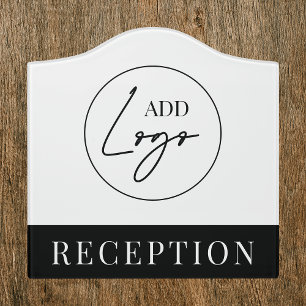 Minimalist Simple Business Logo Office Reception Door Sign