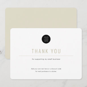 Minimalist-Simple-Business Thank You Card