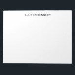 Minimalist Simple Clean Classic Modern Basic Grey Notepad<br><div class="desc">Professional Simple Classic Modern Basic Grey Notepad
You can easily customize the colour of the text with the 'Customize' tool or feel free to contact me.</div>