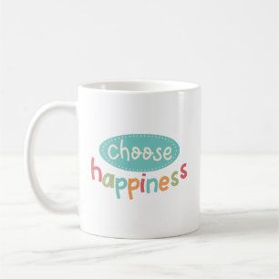 Minimalist Simple Colourful Letter Pastel Shades Coffee Mug