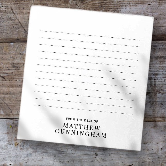 Minimalist Simple Elegant Modern Personal Custom Notepad (Creator Uploaded)