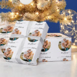 Minimalist Simple Family Christmas photo  Wrapping Paper<br><div class="desc">Minimalist Simple Family Christmas photo</div>