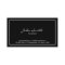 Minimalist Simple Framed Plain Black