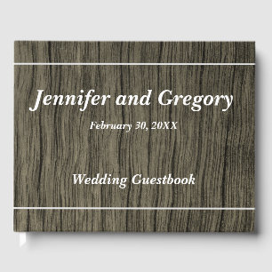 Minimalist, Simple Marriage Guest Book