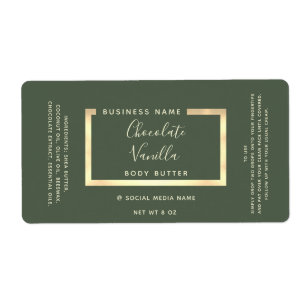 Minimalist simple modern typography gold frame 