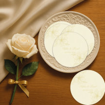 Minimalist Simple Outline Floral Wedding