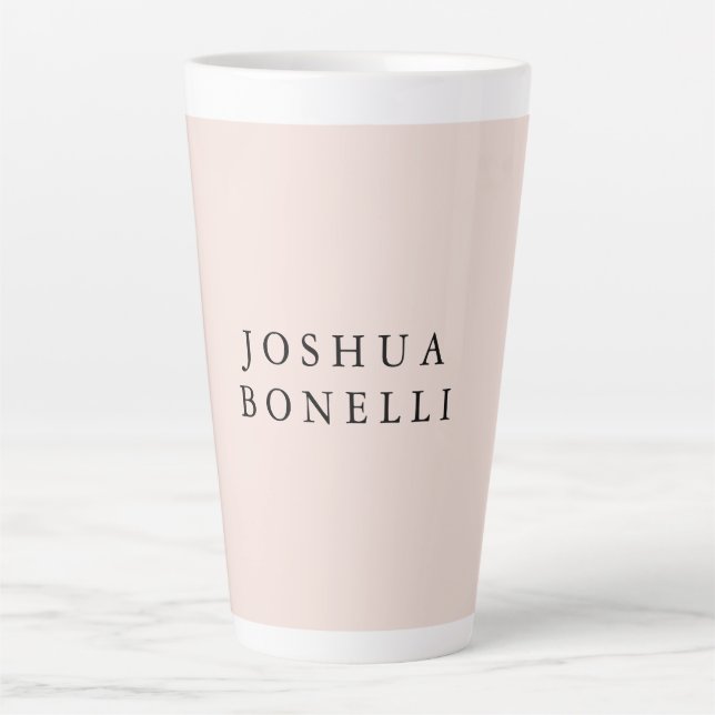 Minimalist Simple Professional Remarkable Latte Mug (Front)