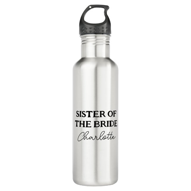 Minimalist Sister Of The Bride 710 Ml Water Bottle (Front)