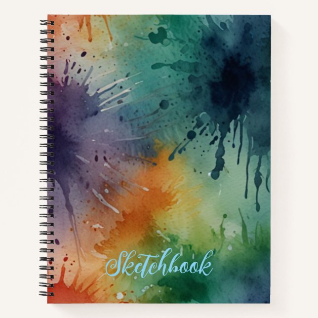 Minimalist Sketchbook Notebook (Front)